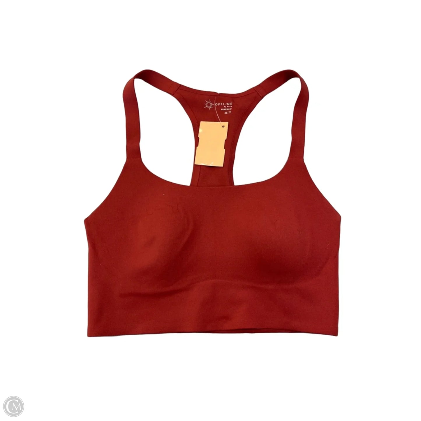 Athletic Bra By Offline In Red, Size: Xs