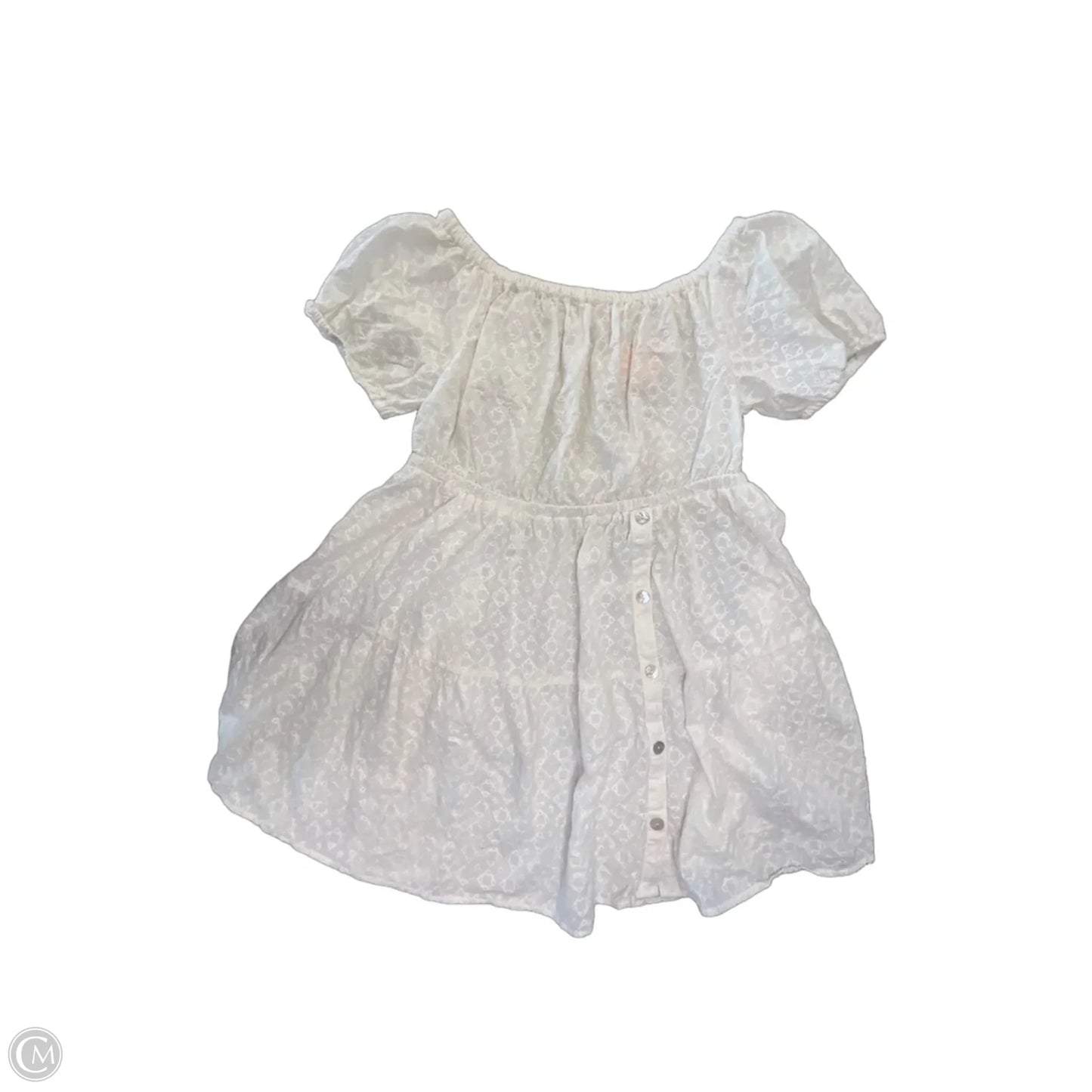 Dress Casual Short By Shyanne In Ivory, Size: L