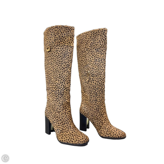 Boots Designer By Diane Von Furstenberg In Animal Print, Size: 7.5