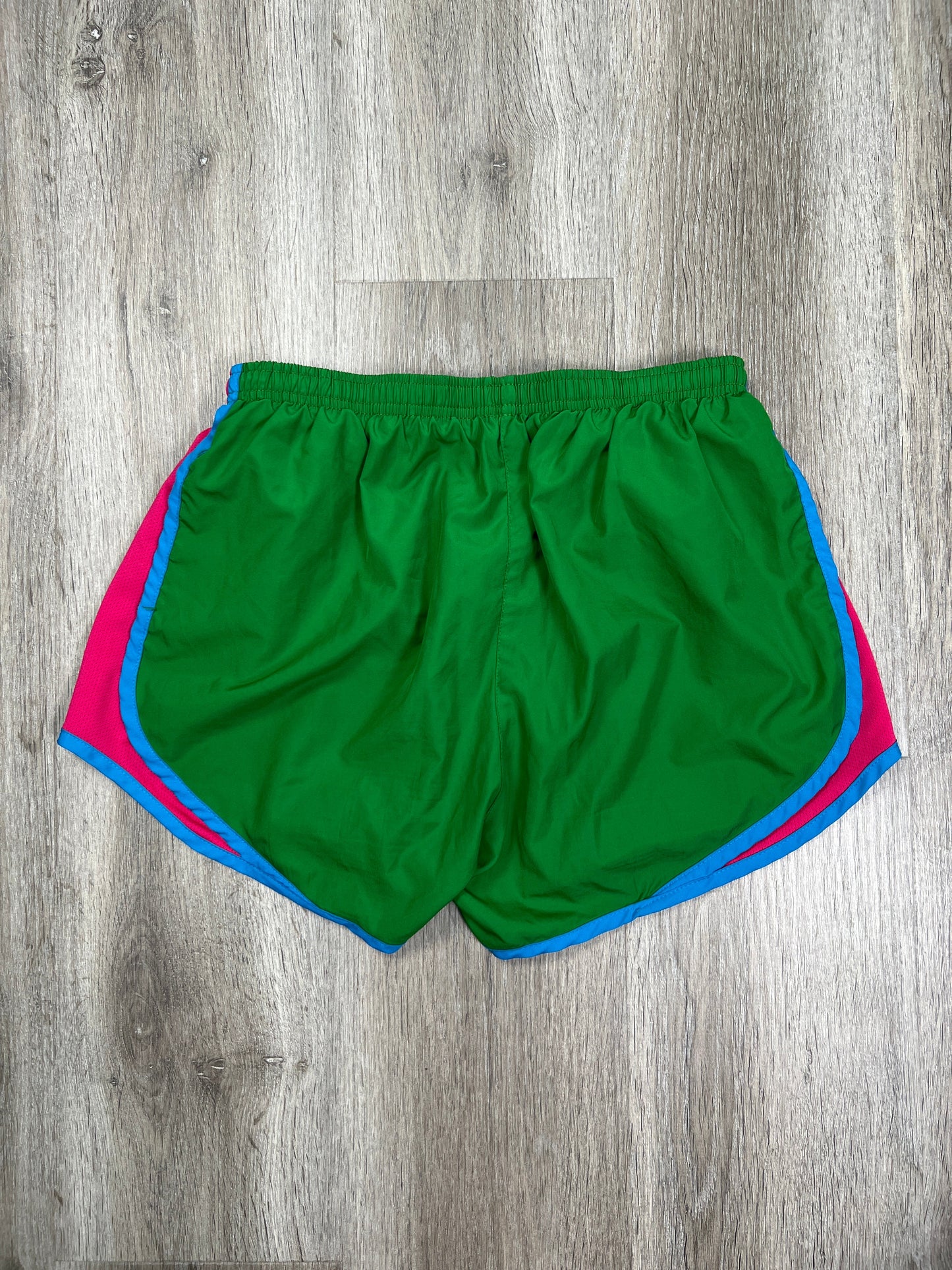 Green & Pink Athletic Shorts Nike Apparel, Size M