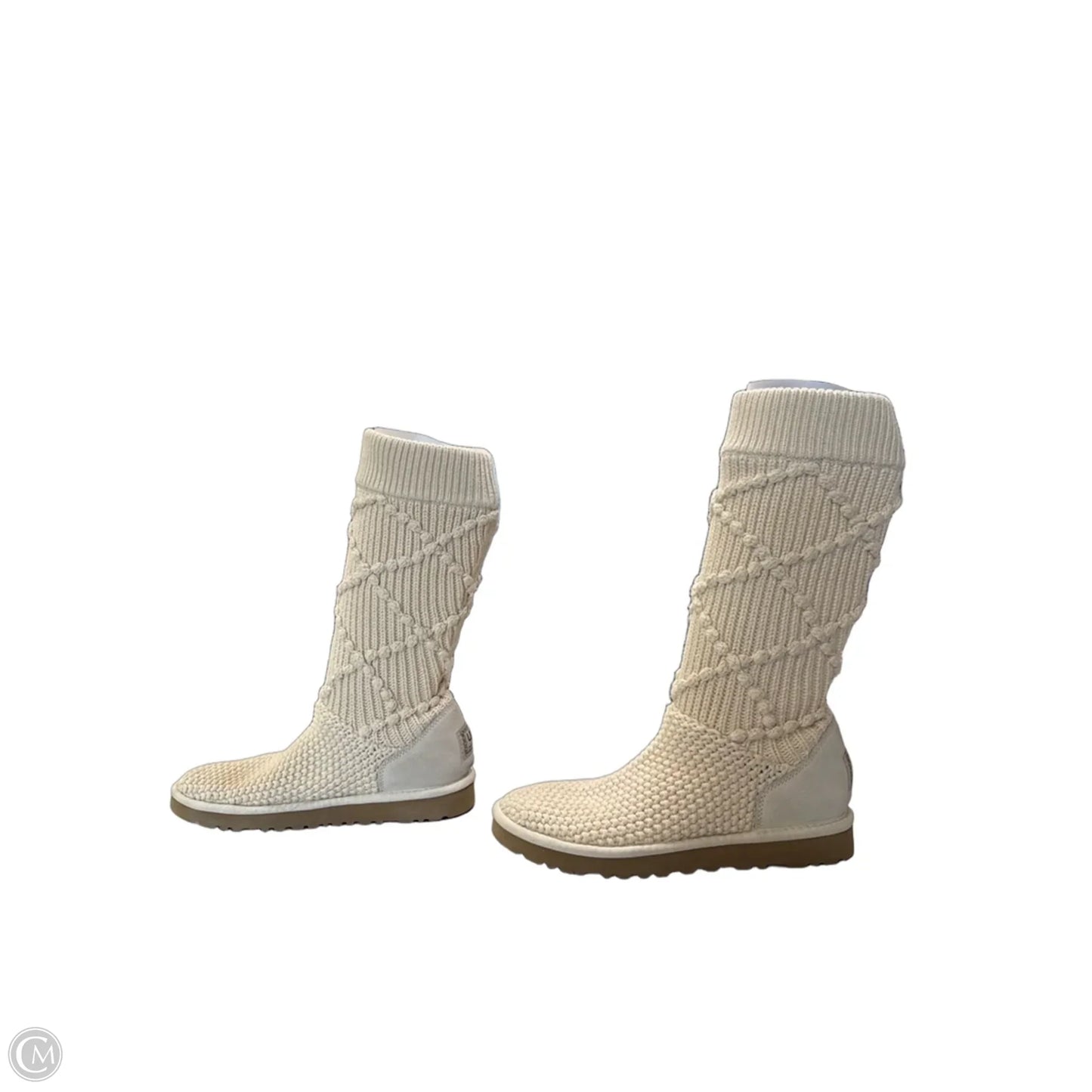 Boots Designer By Ugg In Cream, Size: 7