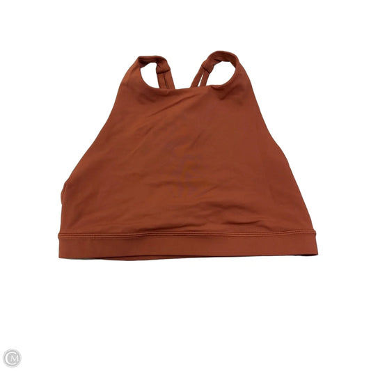 Athletic Bra By Lululemon In Orange, Size: M