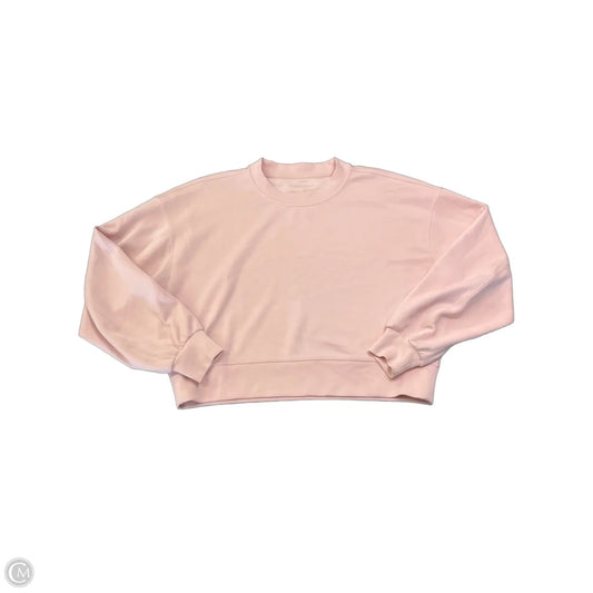 Athletic Sweatshirt Crewneck By Lululemon In Pink, Size: M