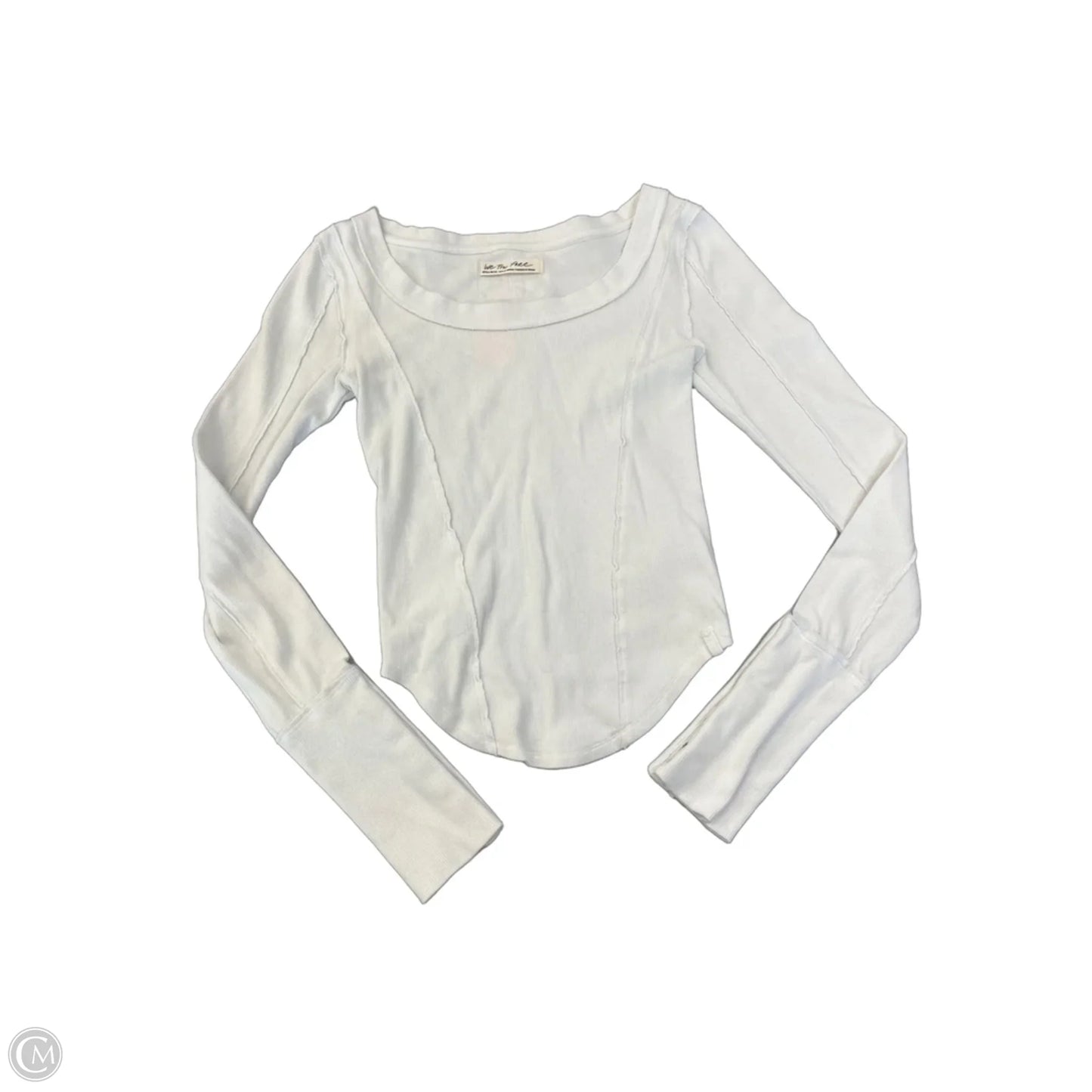 Top Long Sleeve By We The Free In White, Size: Xs
