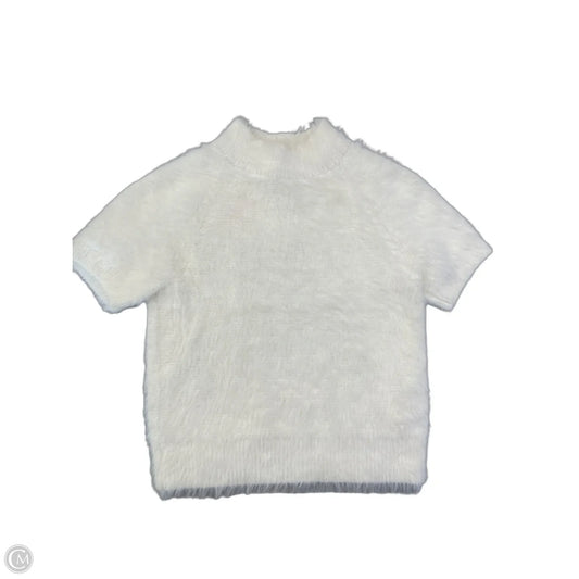 Sweater Short Sleeve By Pilcro In Ivory, Size: Xxs