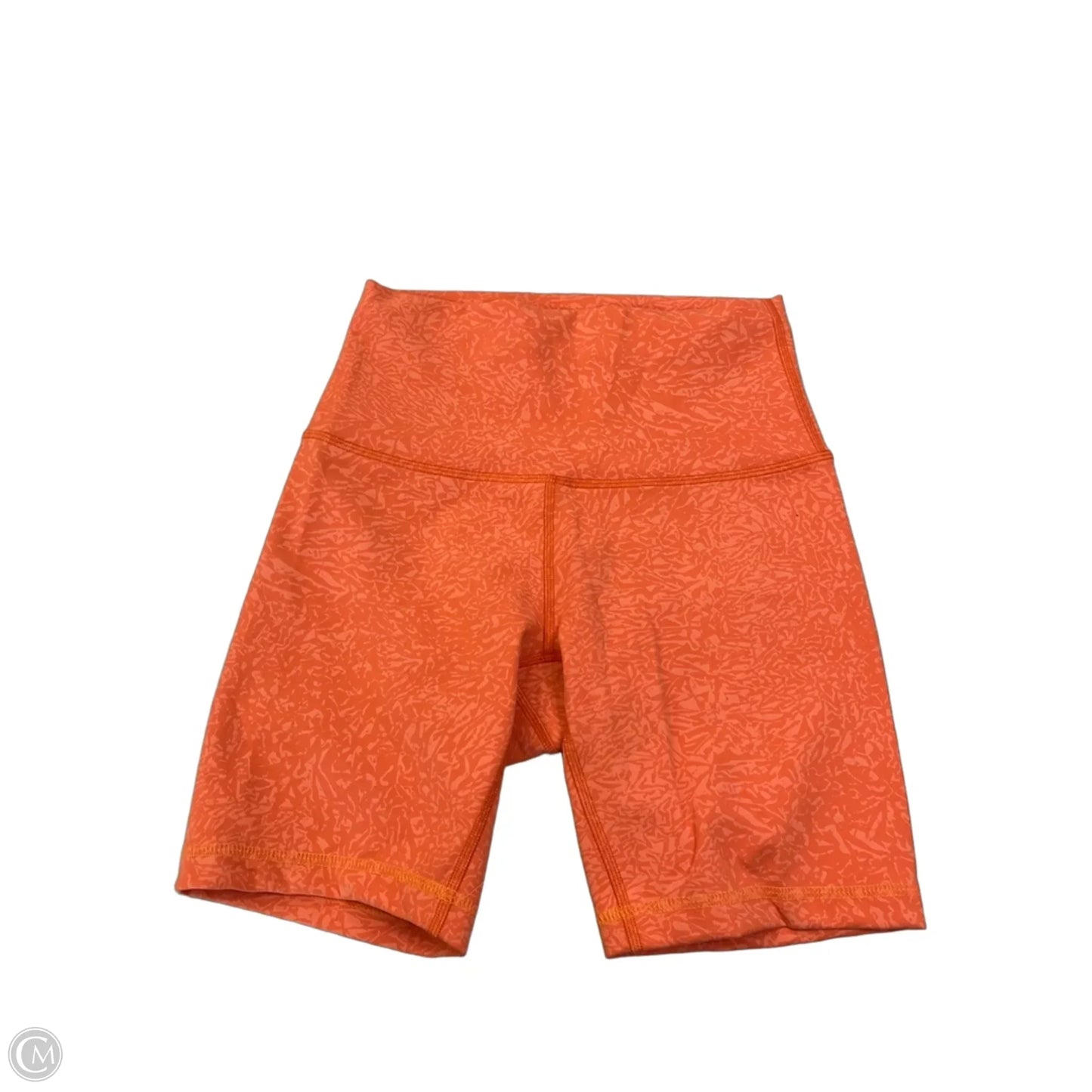 Athletic Shorts By Lululemon In Orange, Size: S
