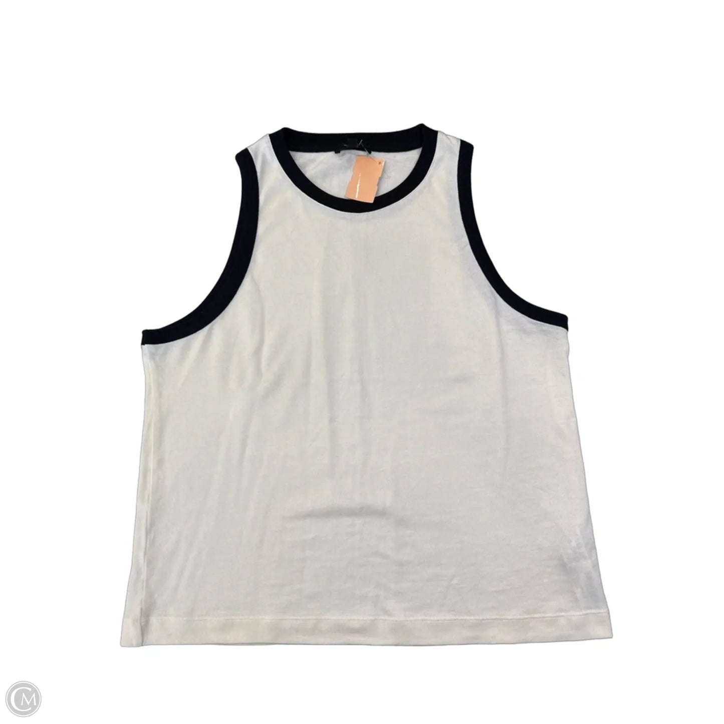 Tank Top By Massimo Dutti In Ivory, Size: Xl