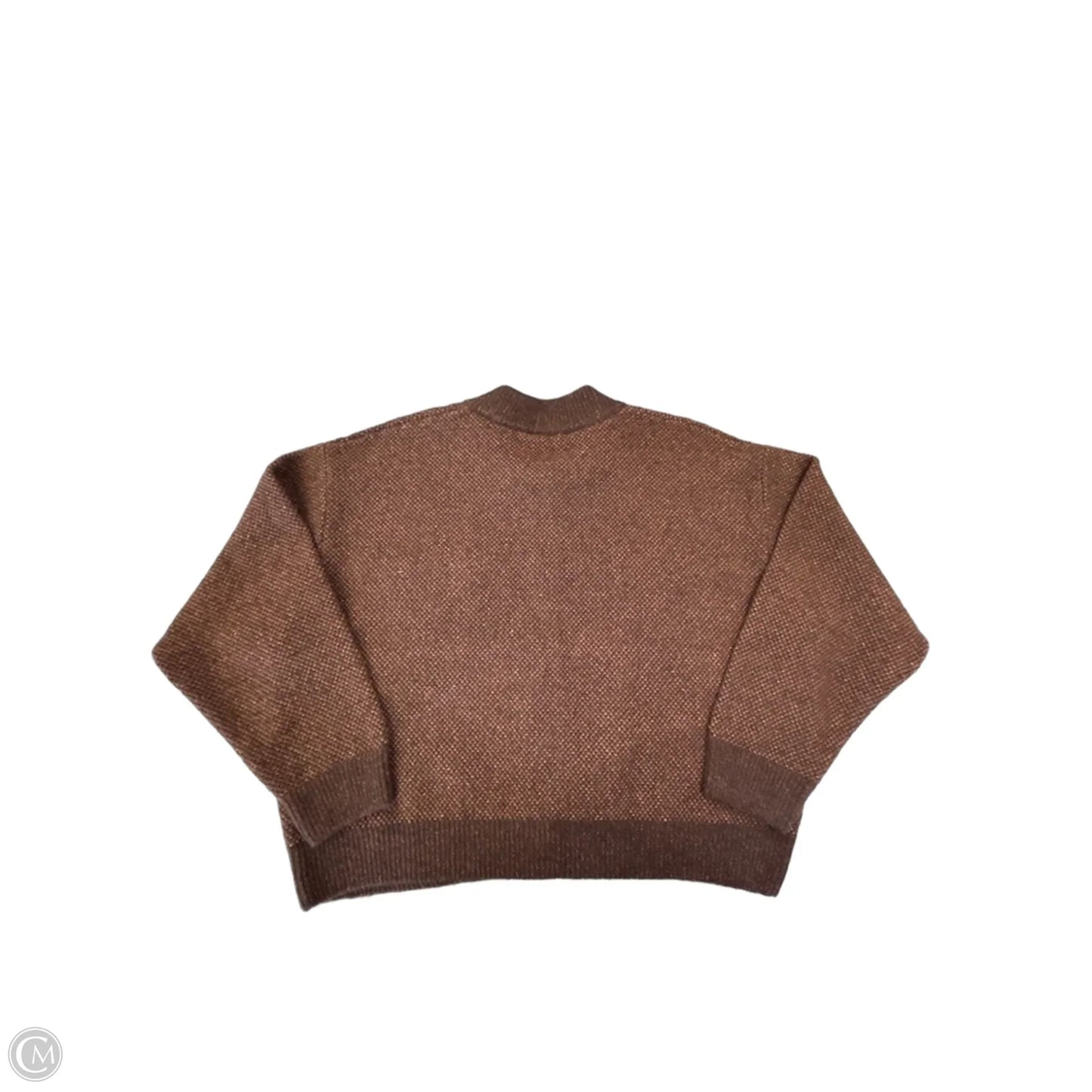 Sweater Cardigan By Mng In Brown, Size: Xl