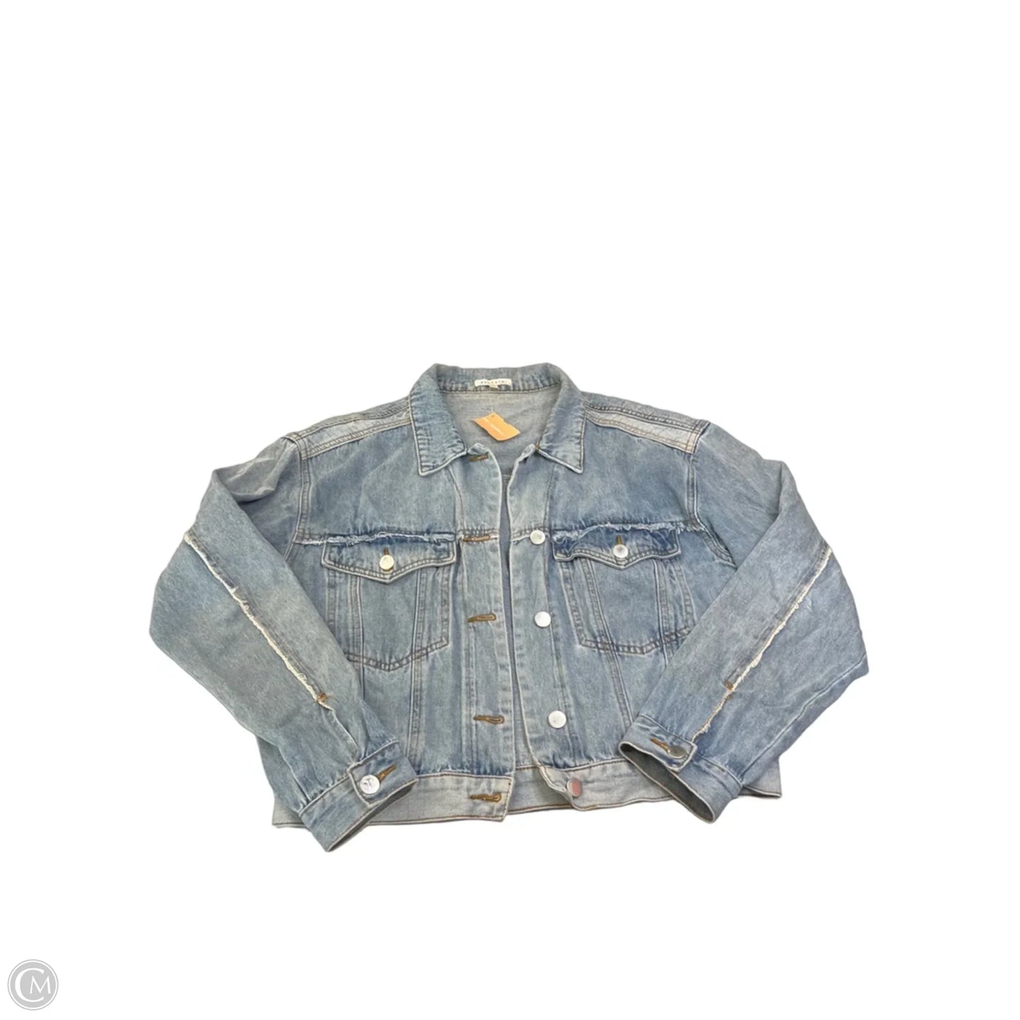 Jacket Denim By Baevely In Blue Denim, Size: S
