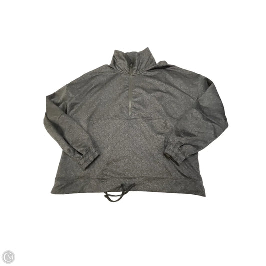 Sweatshirt Collar By Mondetta In Black & Grey, Size: Xl