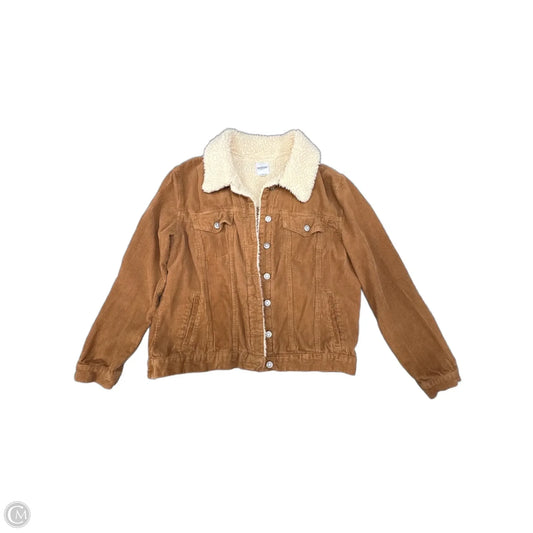Jacket Faux Fur & Sherpa By Kensie In Tan, Size: M