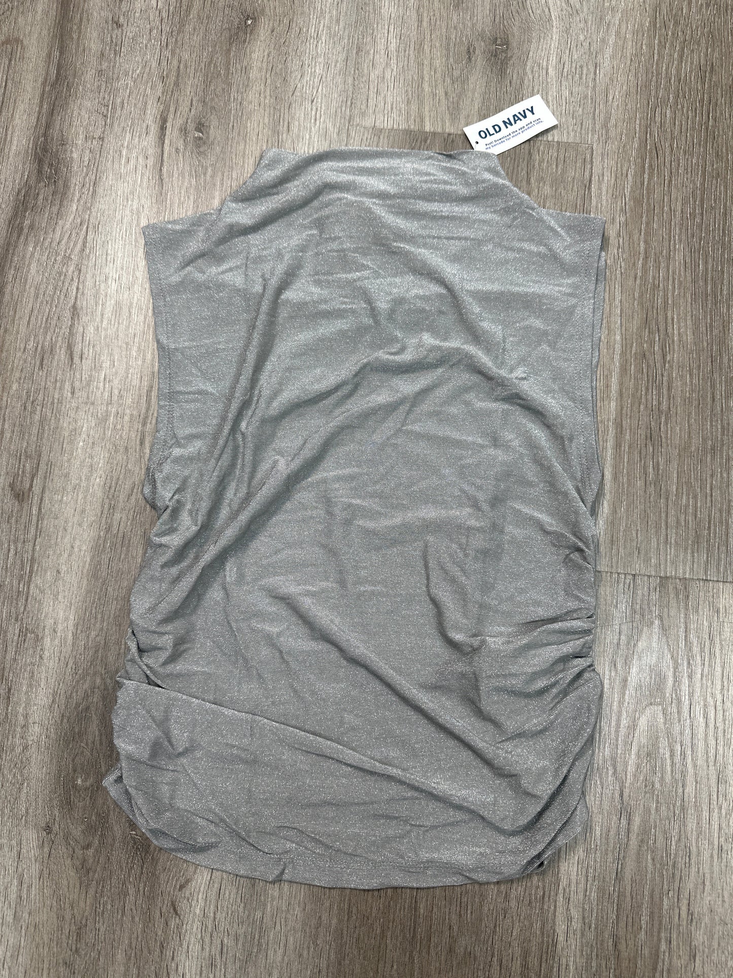 Top Sleeveless By Old Navy In Silver, Size: Xlp