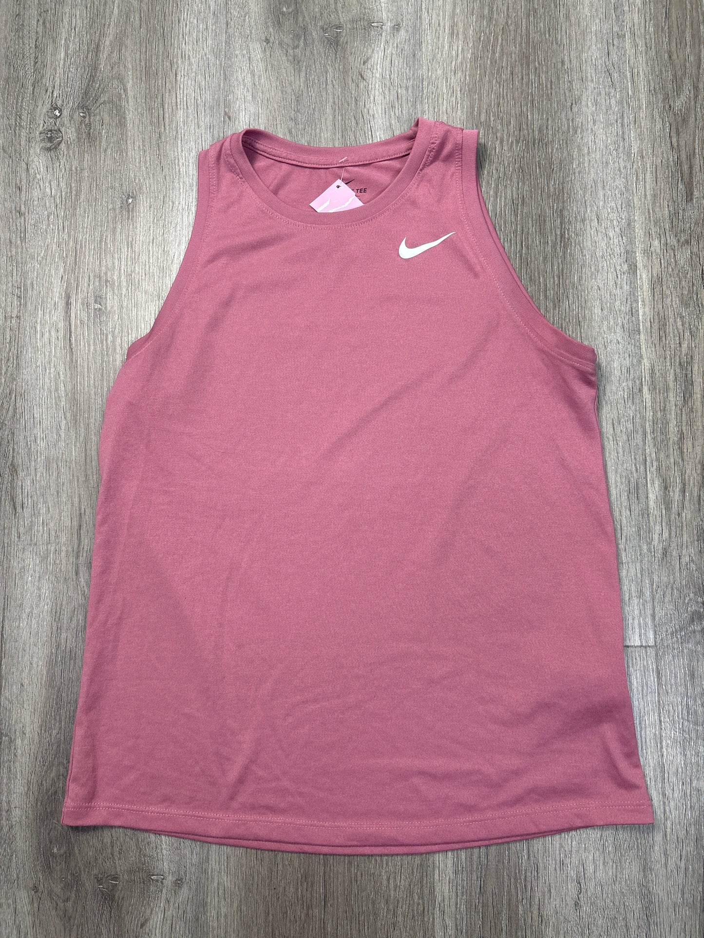 Athletic Tank Top By Nike Apparel In Pink, Size: S