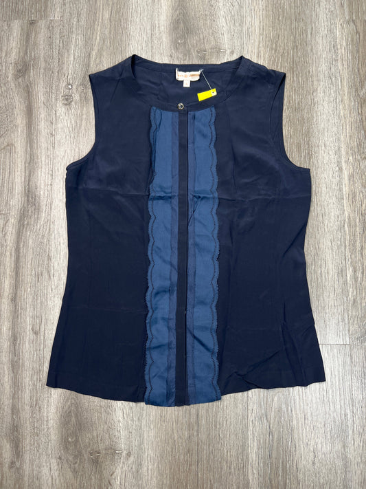 Blouse Designer By Tory Burch In Navy, Size: S