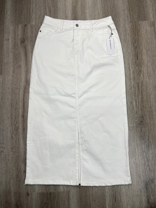 Skirt Maxi By Liz Claiborne In White, Size: S