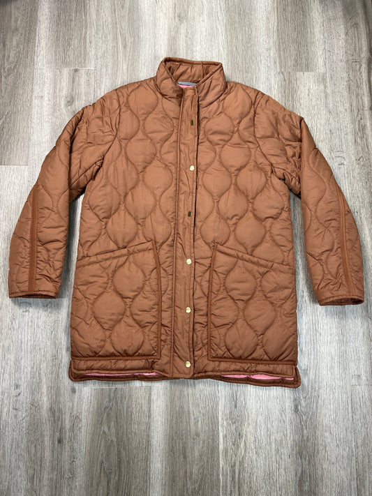 Jacket Puffer & Quilted By J. Crew In Brown, Size: L