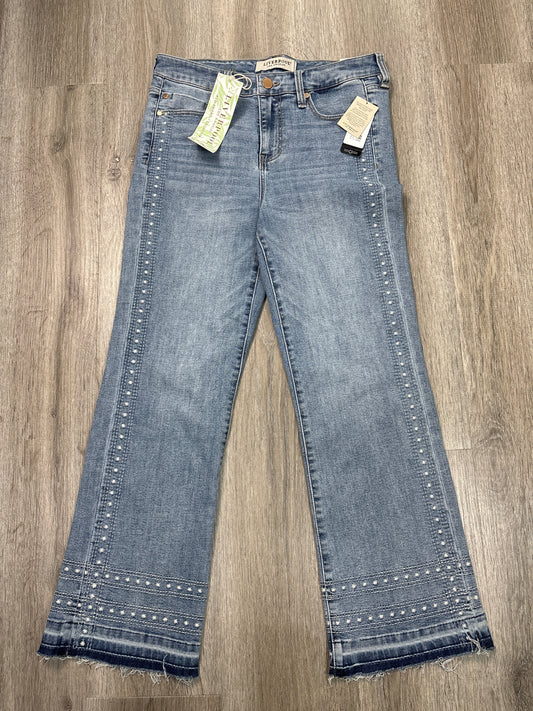 Jeans Flared By Liverpool In Blue Denim, Size: 6