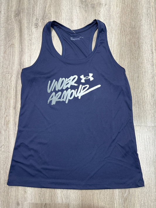 Athletic Tank Top By Under Armour In Blue, Size: L