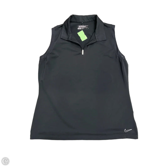Athletic Tank Top By Nike In Black, Size: Xl