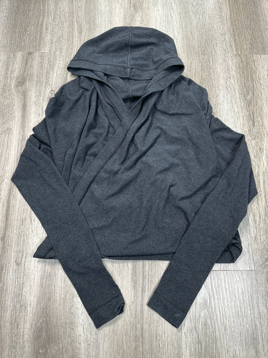 Athletic Top Long Sleeve Hoodie By Lululemon In Black, Size: S