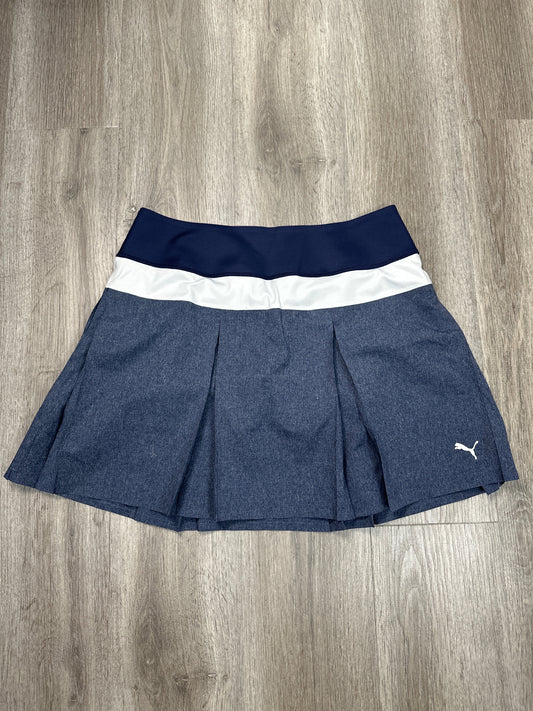 Athletic Skirt By Puma In Blue, Size: Lp