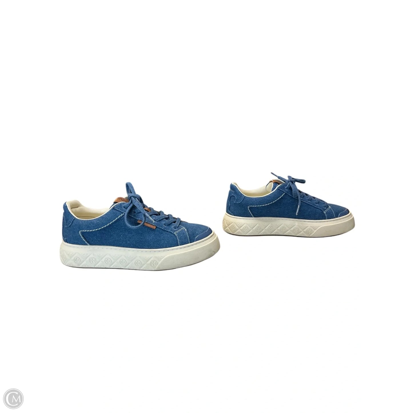 Shoes Designer By Tory Burch In Blue, Size: 8