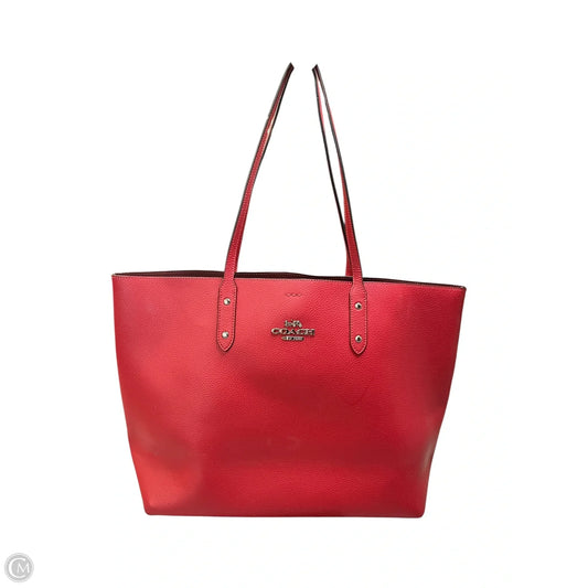 Tote Designer By Coach, Size: Large
