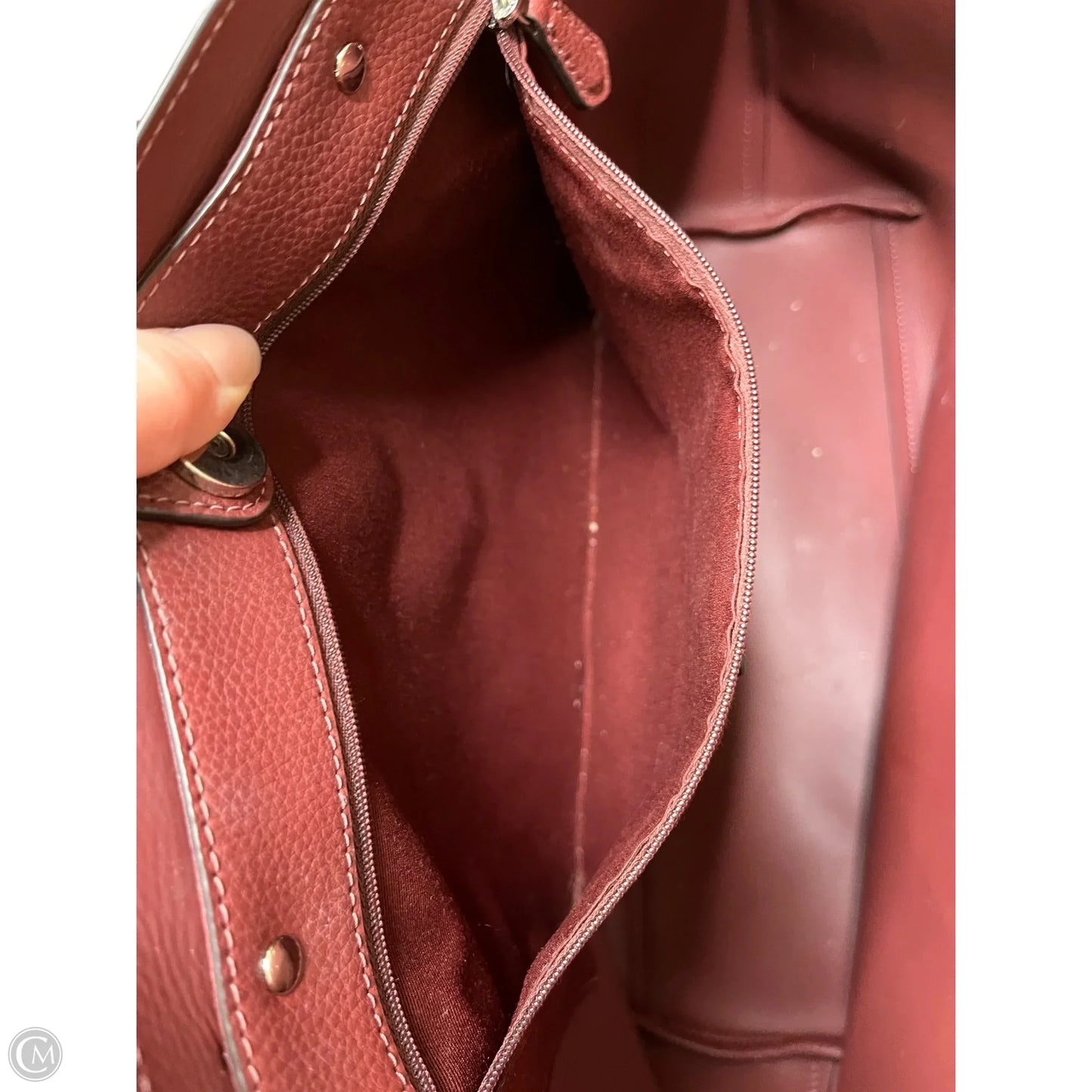 Tote Designer By Coach, Size: Large