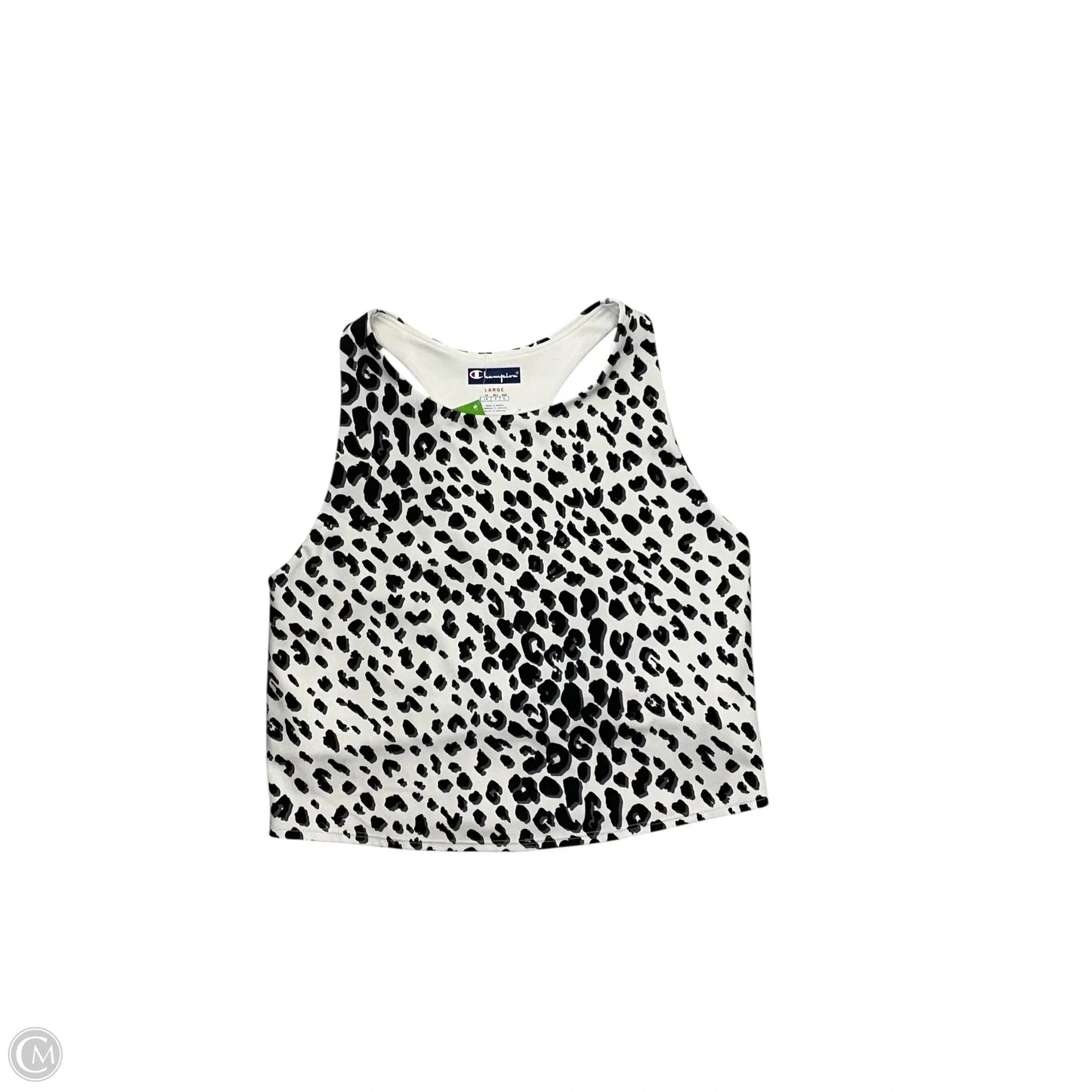 Athletic Tank Top By Champion In Animal Print, Size: L
