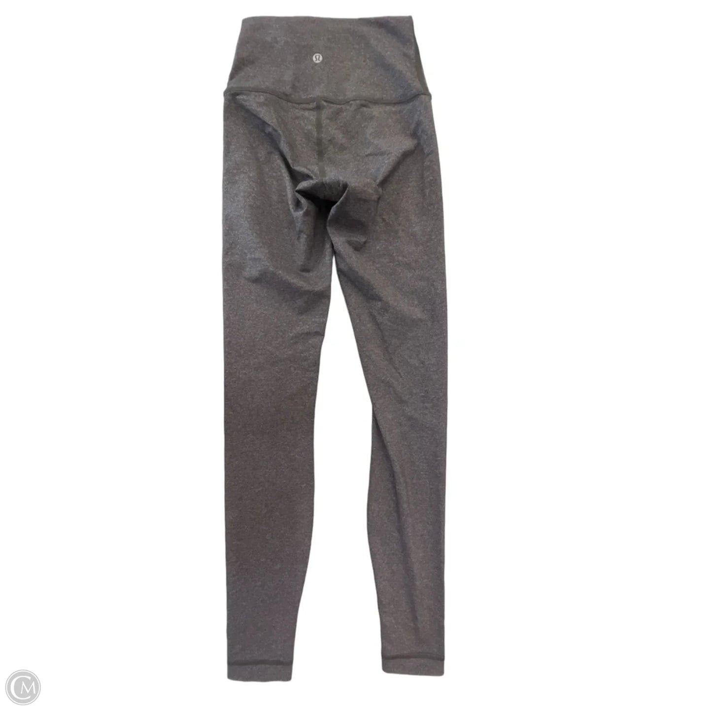 Athletic Leggings By Lululemon In Grey, Size: Xs