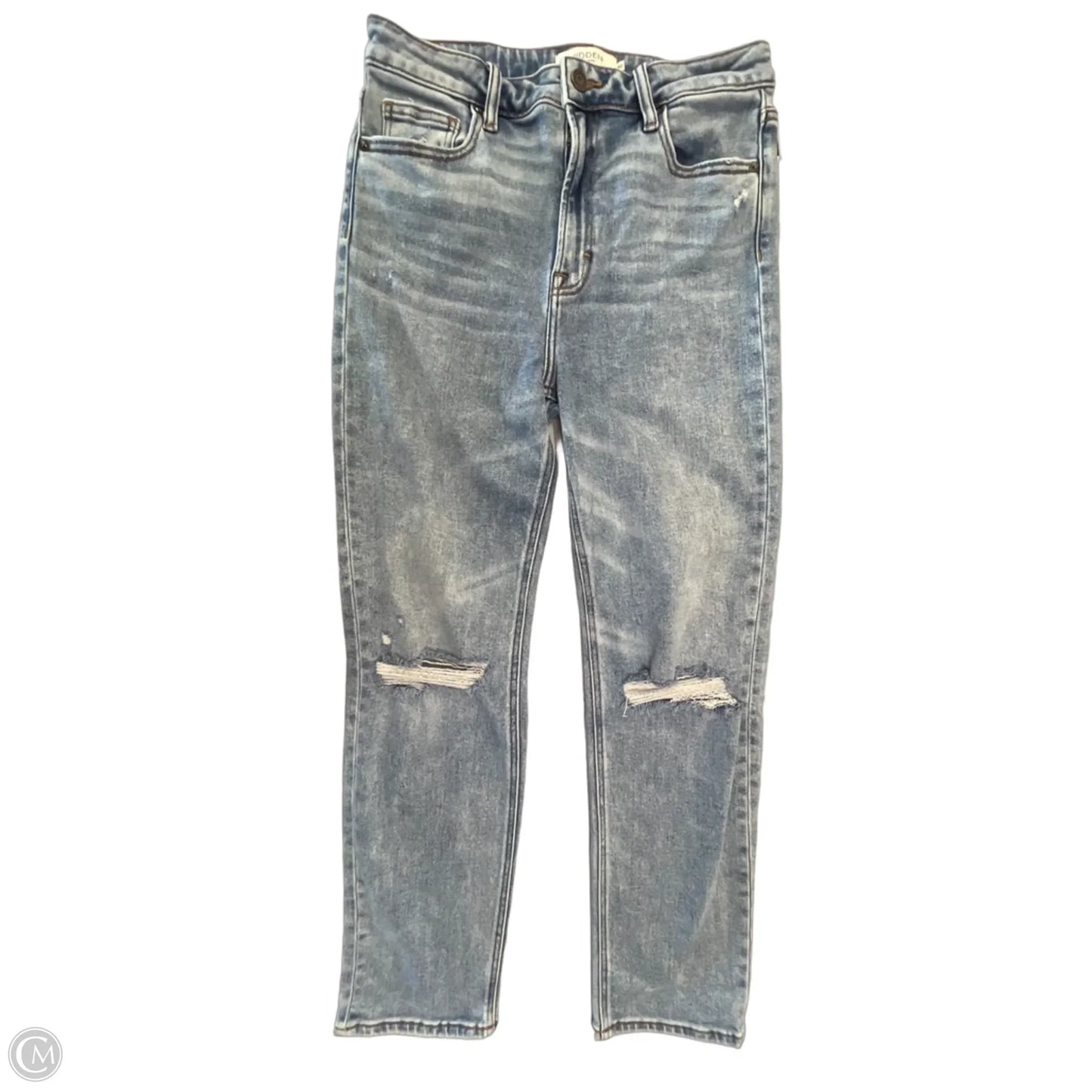 Jeans Straight By Hidden In Blue Denim, Size: 10