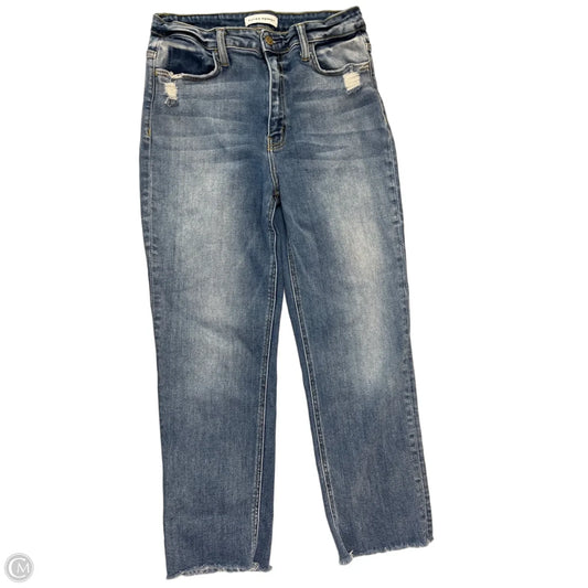 Jeans Straight By Flying Monkey In Blue Denim, Size: 10