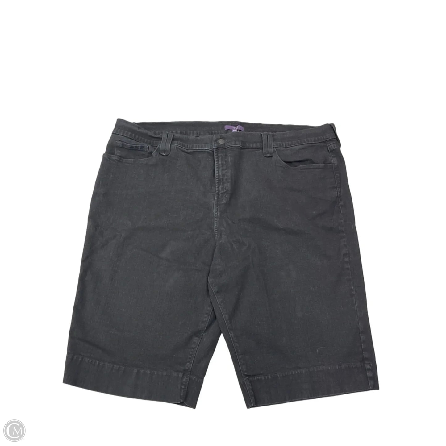 Shorts By Not Your Daughters Jeans In Black Denim, Size: 3x