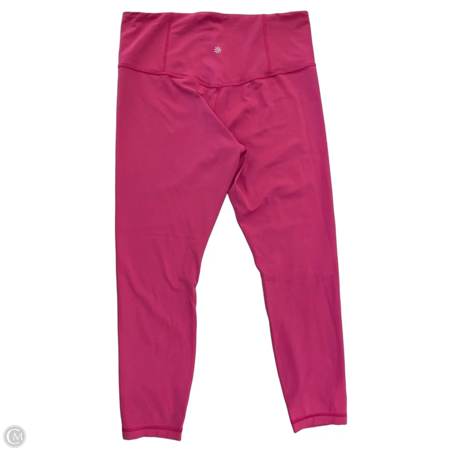Athletic Leggings By Athleta In Pink, Size: L