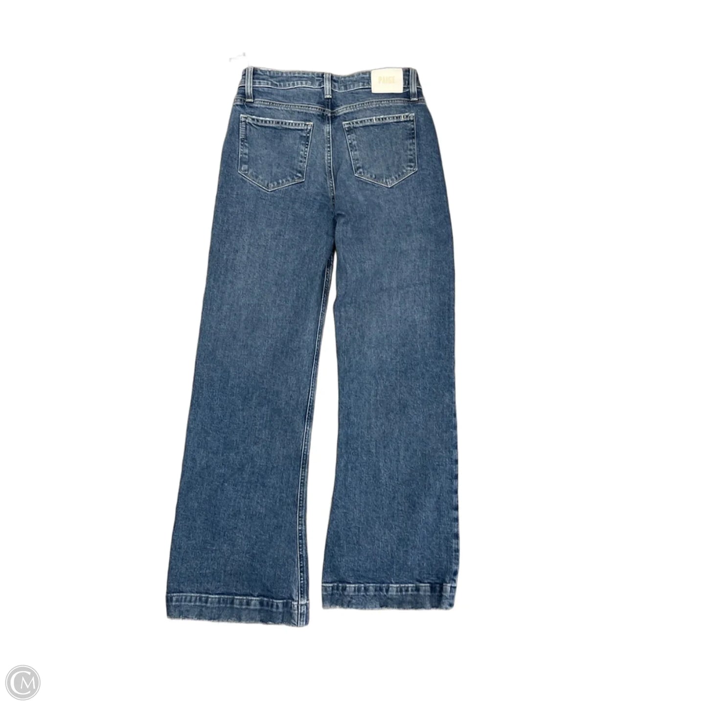 Jeans Flared By Paige In Blue Denim, Size: 4