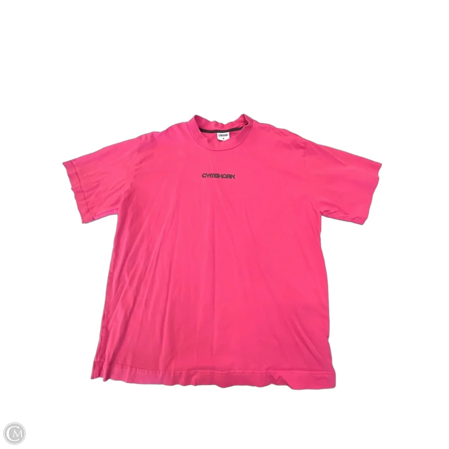 Athletic Top Short Sleeve By Gym Shark In Pink, Size: M
