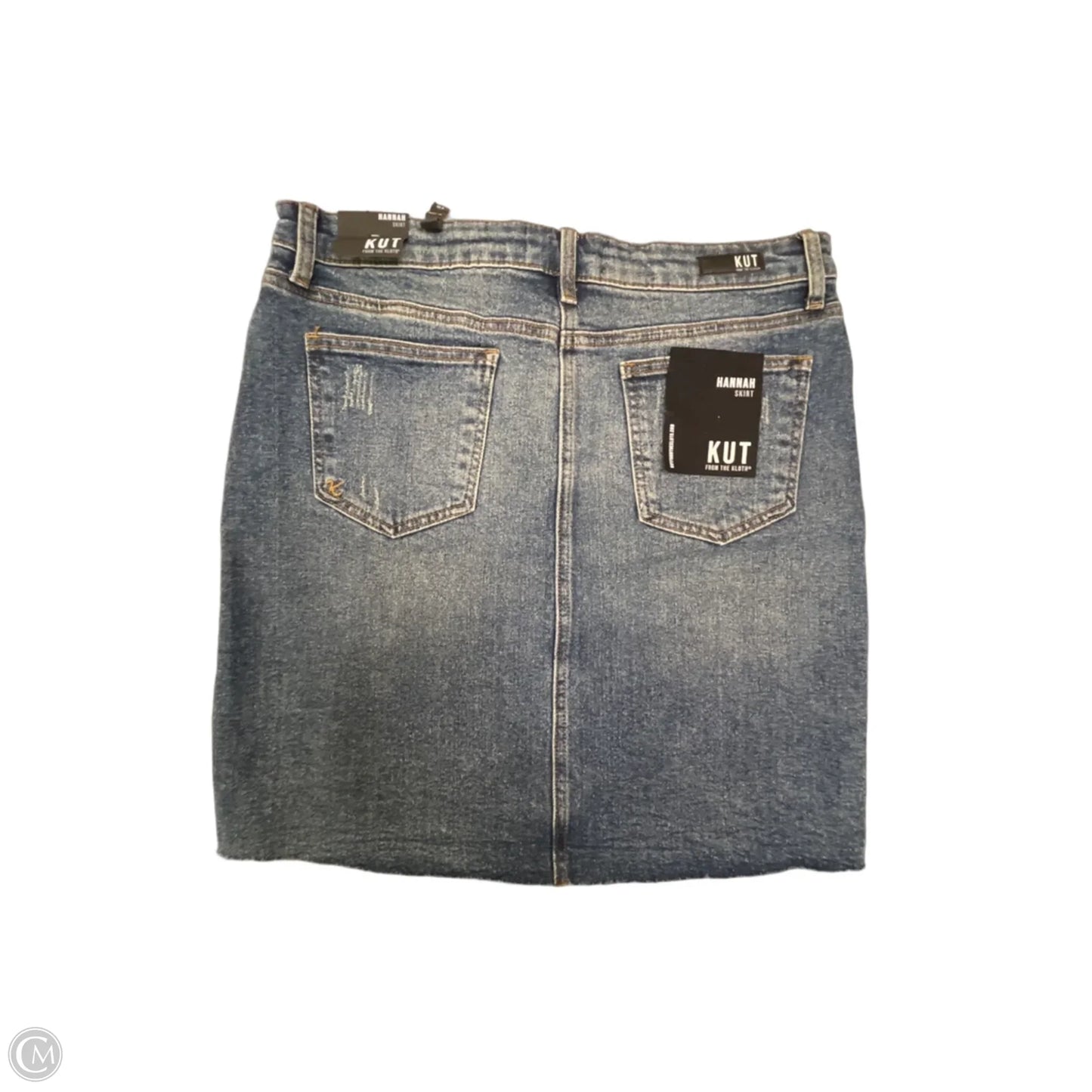 Skirt Mini & Short By Kut In Blue Denim, Size: M