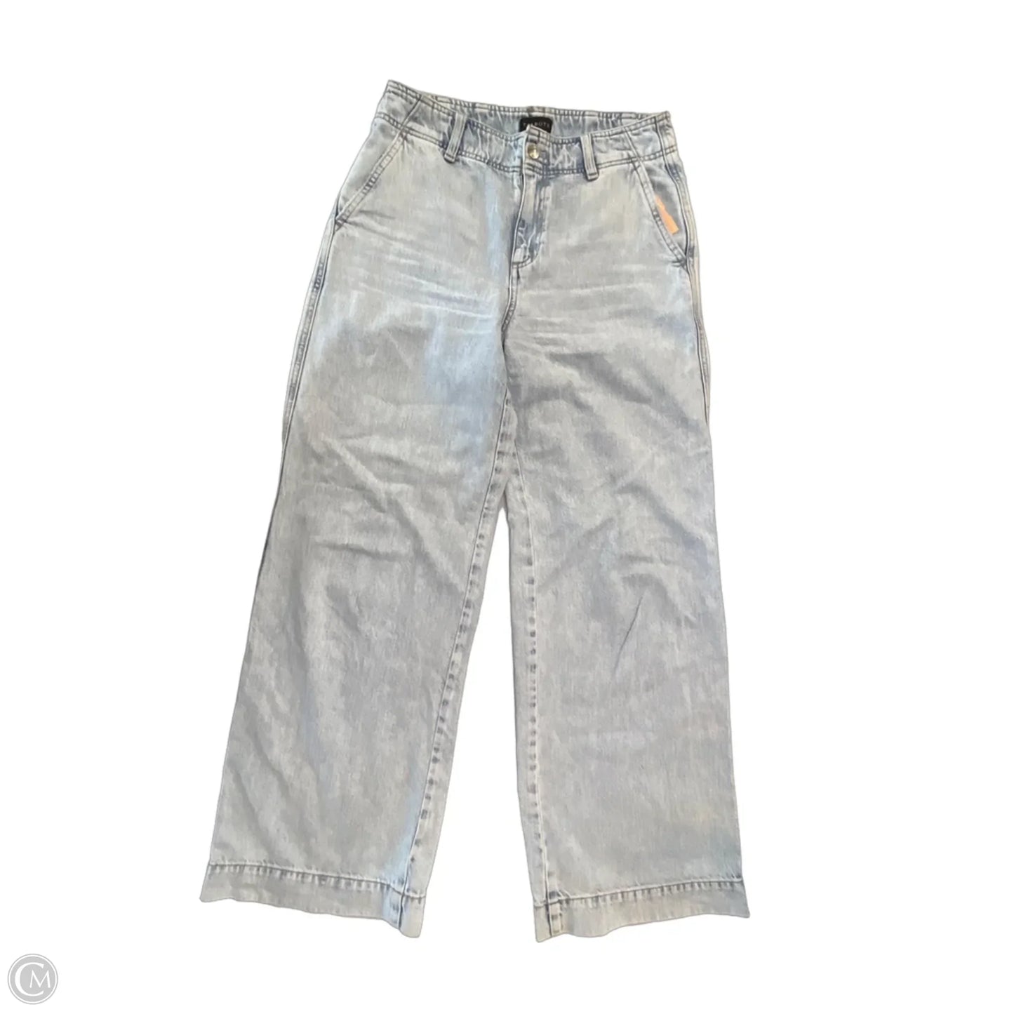 Jeans Wide Leg By Talbots In Blue Denim, Size: 4