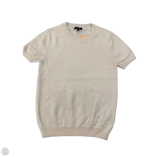 Top Short Sleeve By Quince In Beige, Size: S