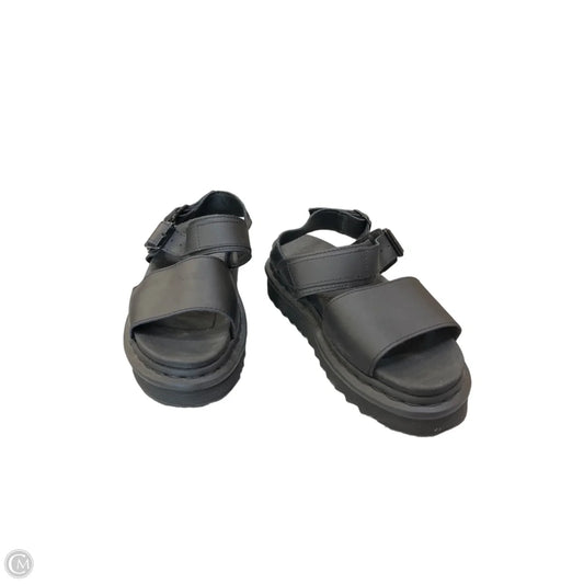Sandals Flats By Dr Martens In Black, Size: 7