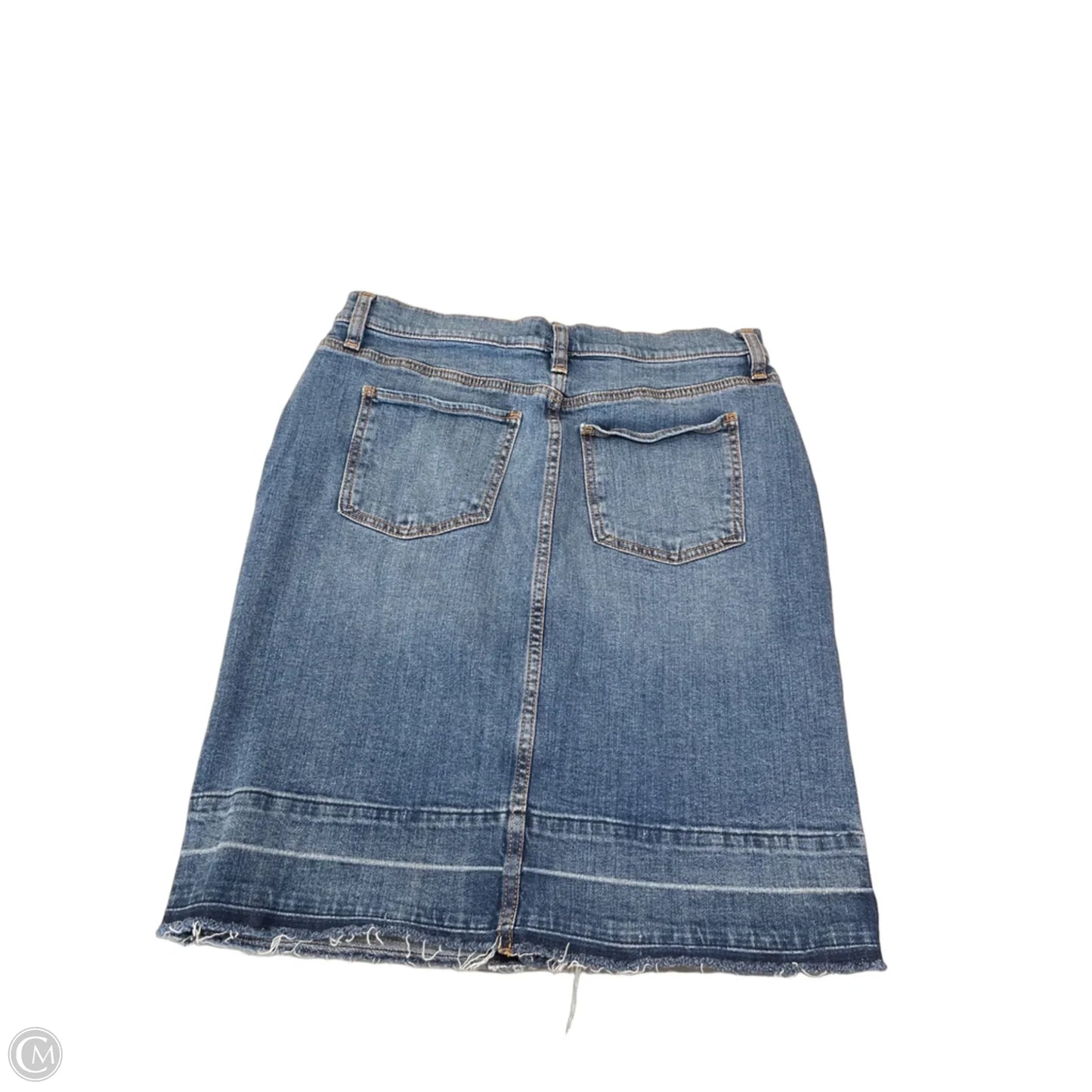 Skirt Mini & Short By Loft In Blue Denim, Size: S