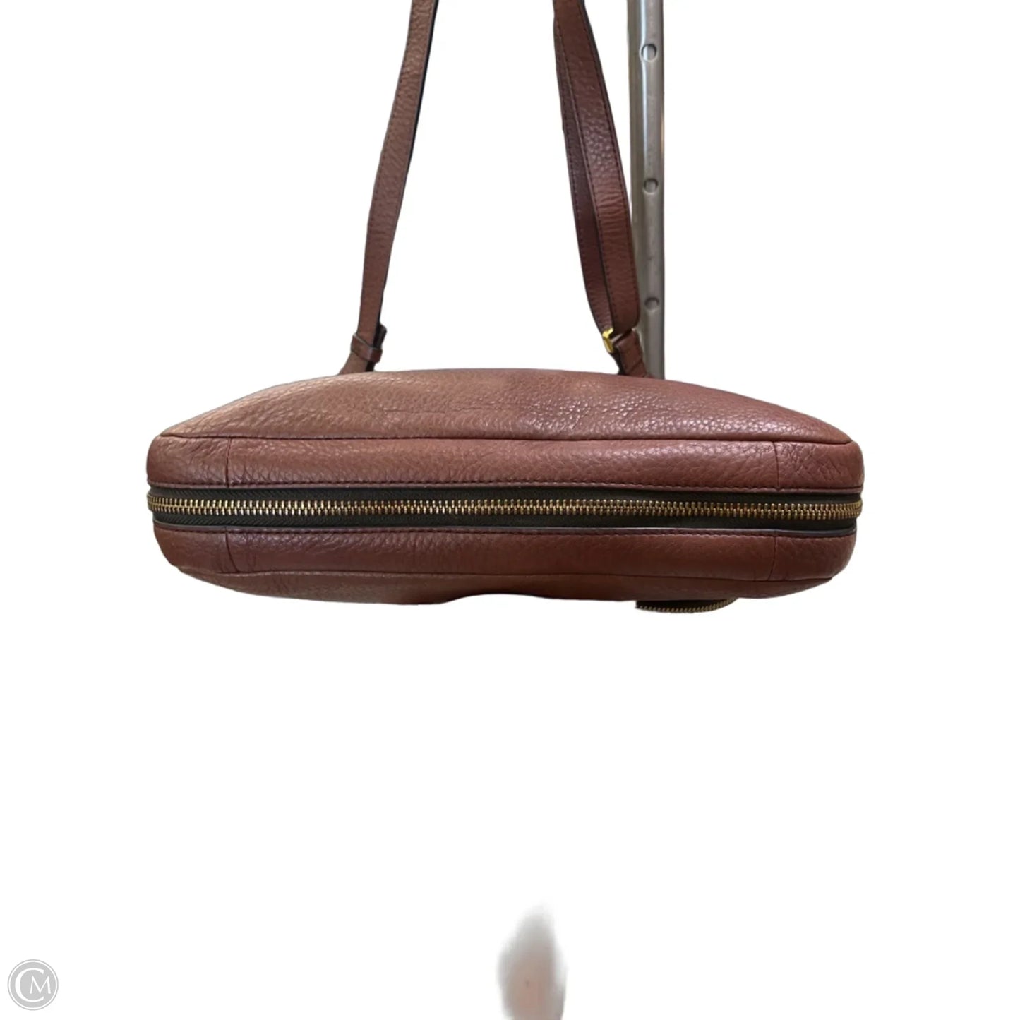 Crossbody Leather By Fossil, Size: Medium