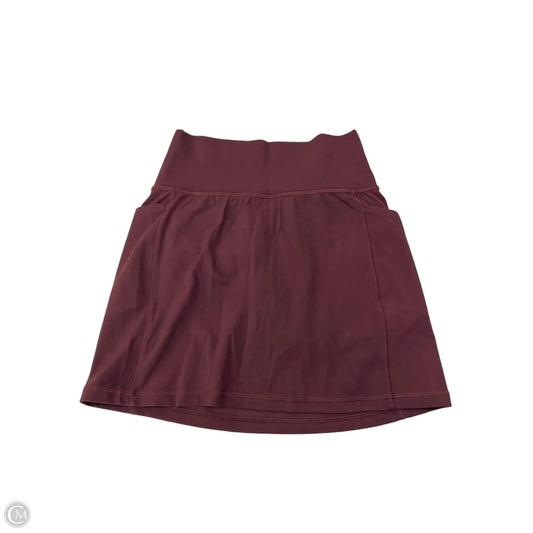 Athletic Skirt By Athleta In Maroon, Size: Xs