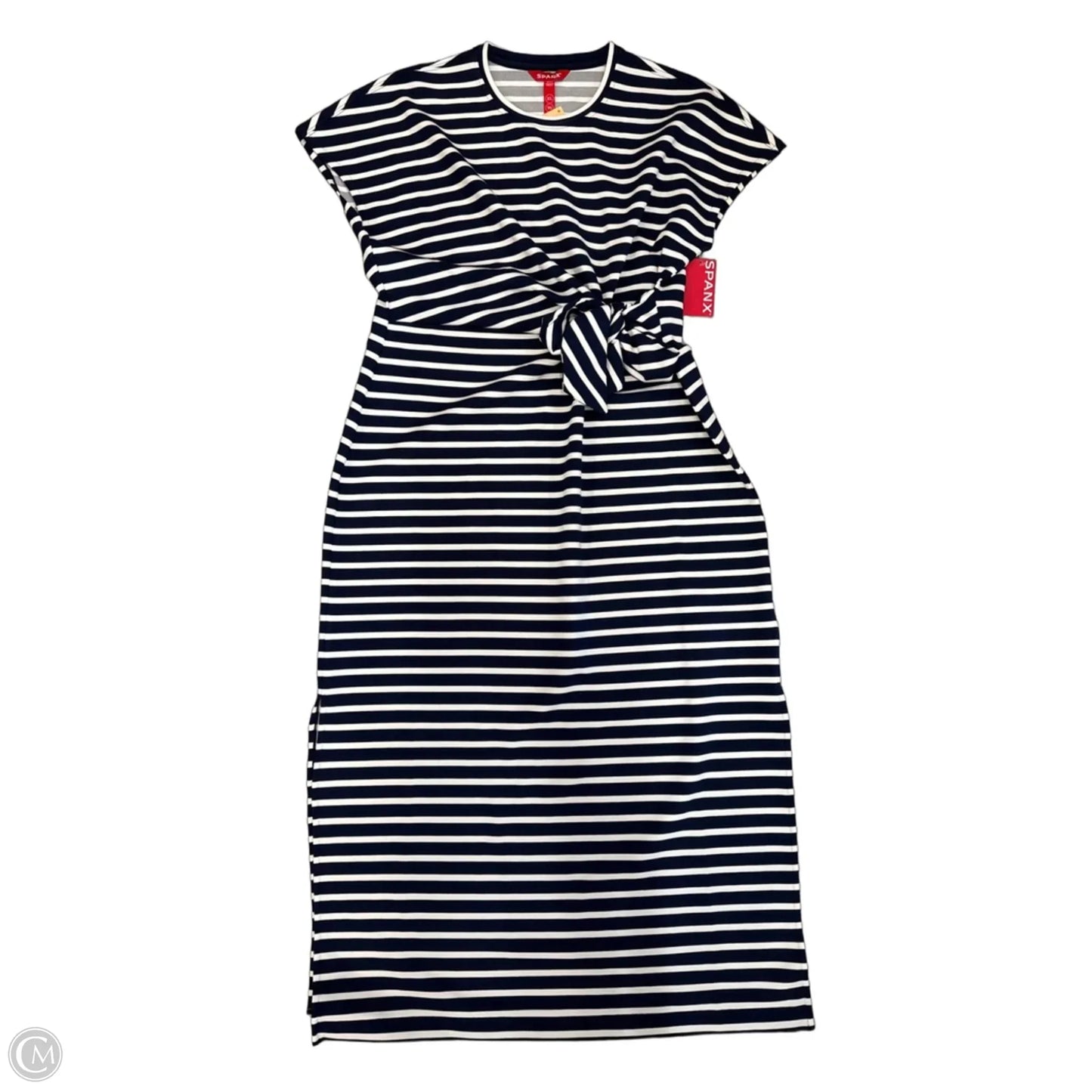 Dress Casual Midi By Spanx In Striped Pattern, Size: Xl
