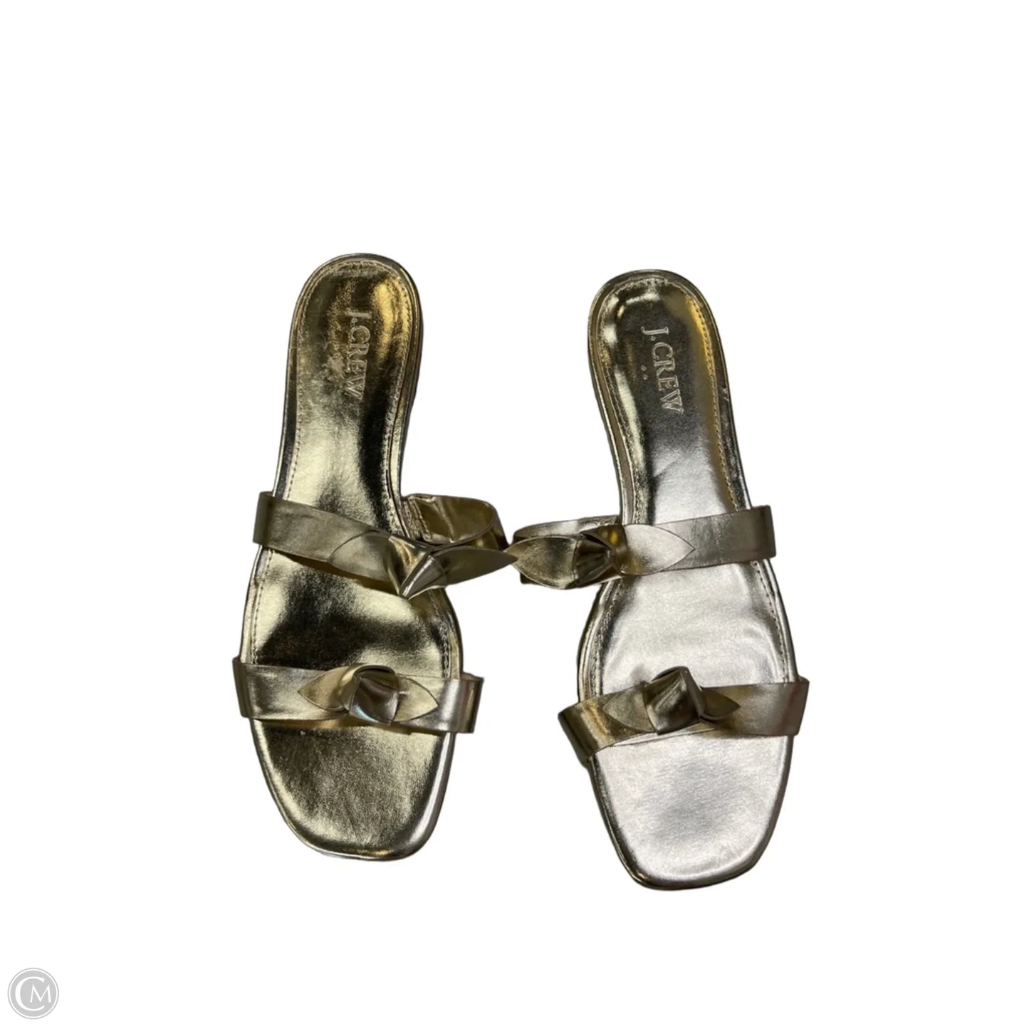 Sandals Flats By J. Crew In Gold, Size: 8
