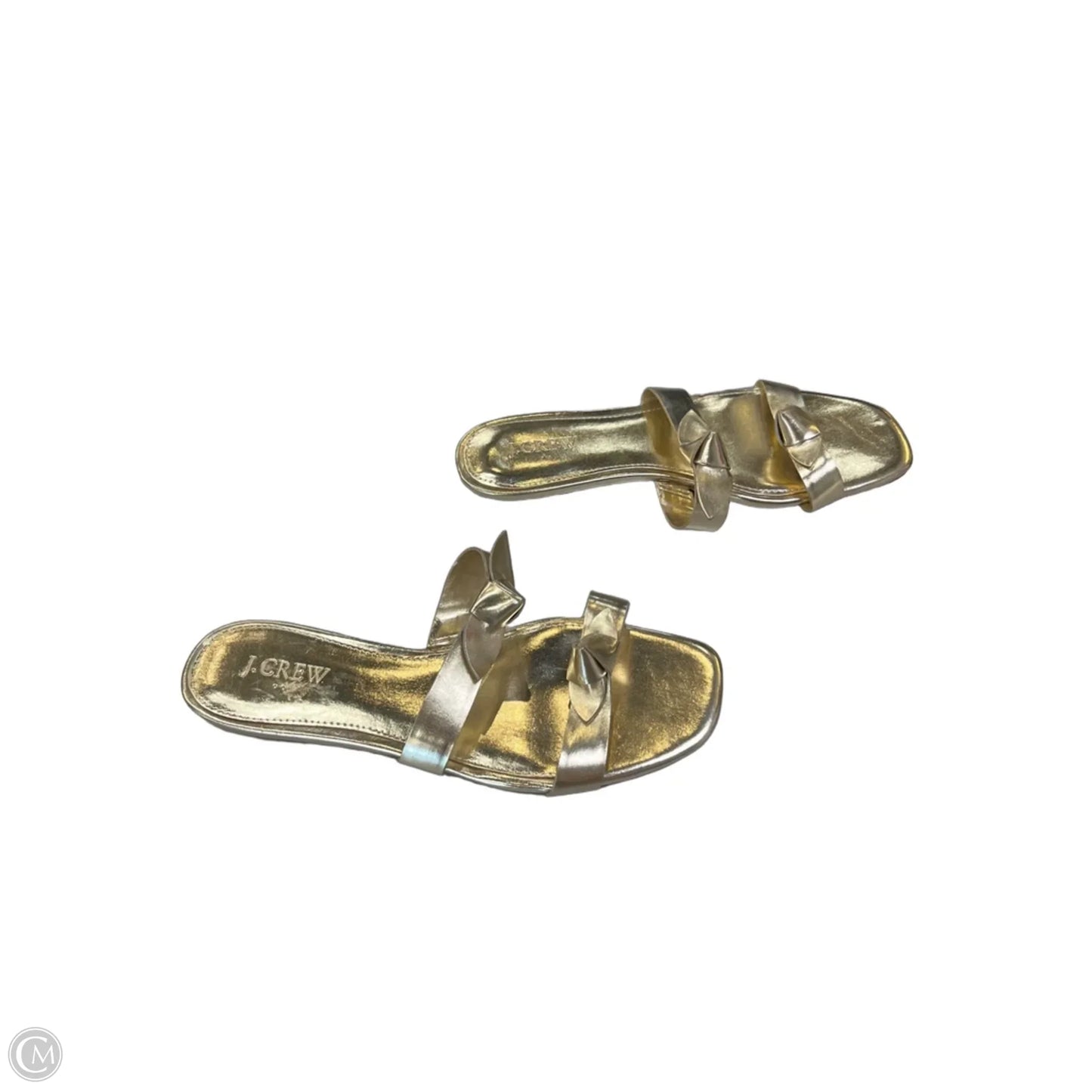 Sandals Flats By J. Crew In Gold, Size: 8