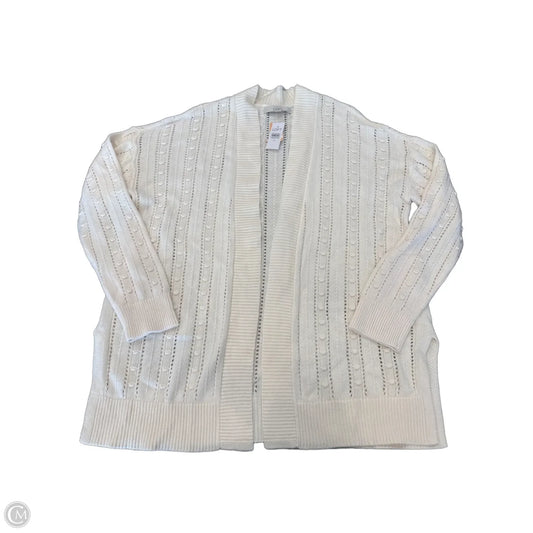 Cardigan By Loft In Cream, Size: Xl