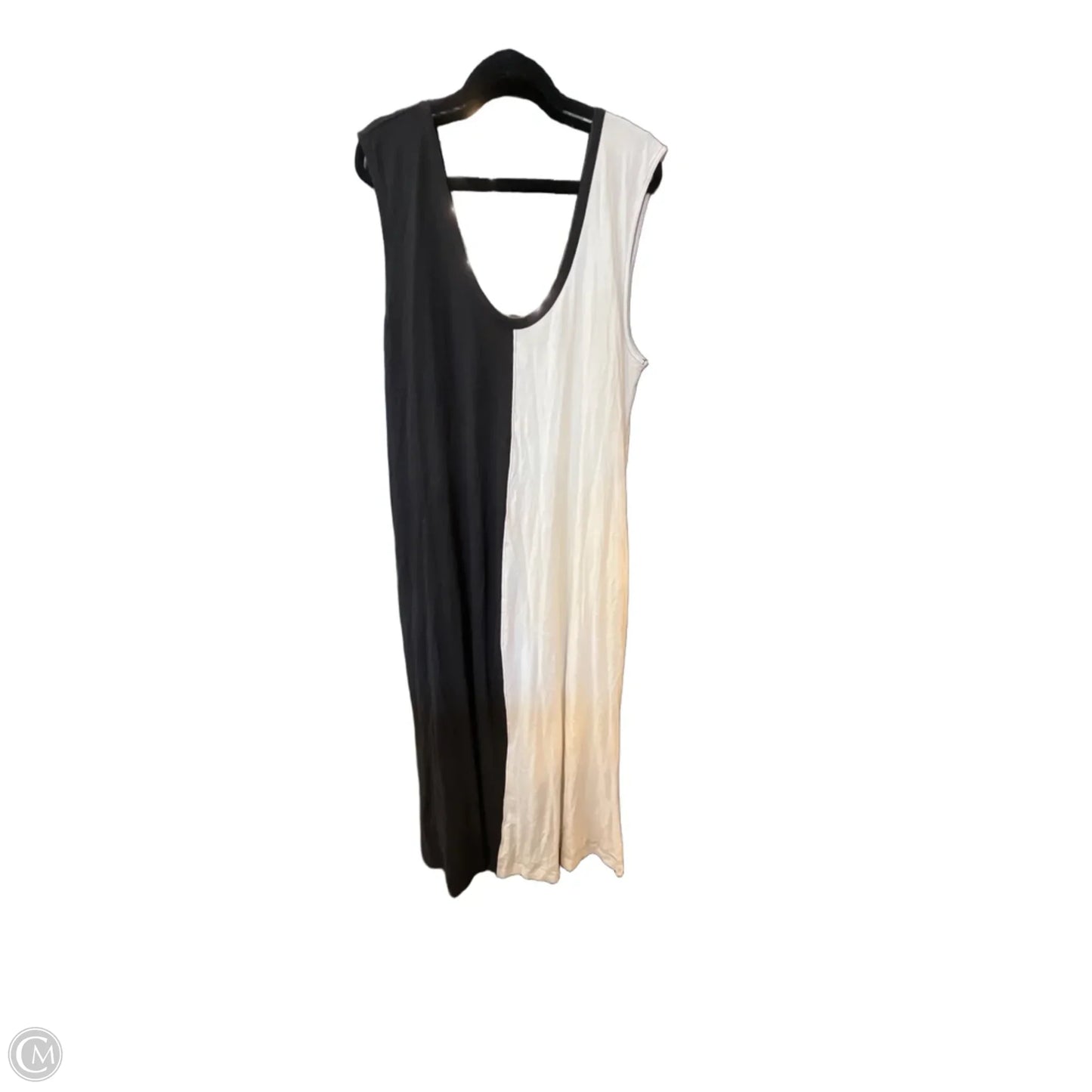Dress Casual Maxi By Free People In Black & White, Size: Xl