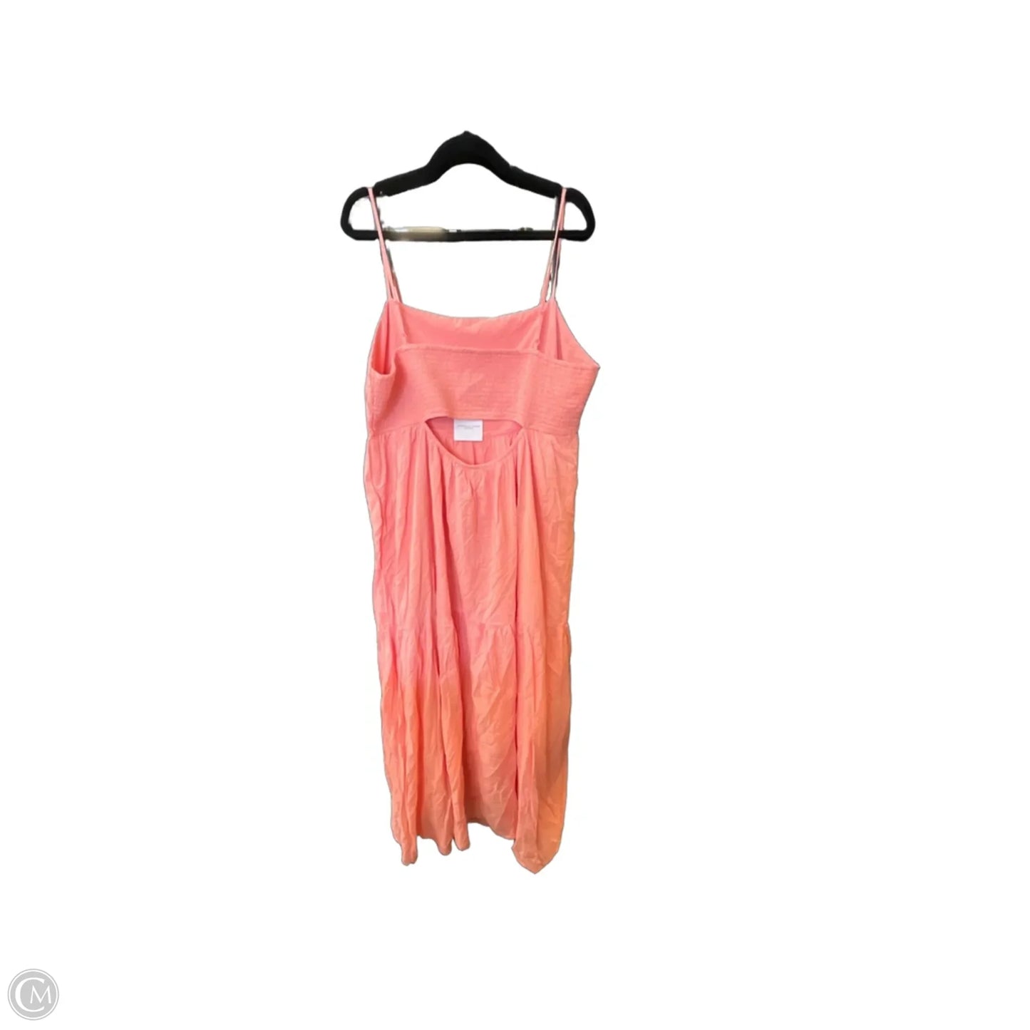 Dress Casual Maxi By American Eagle In Peach, Size: Xxl