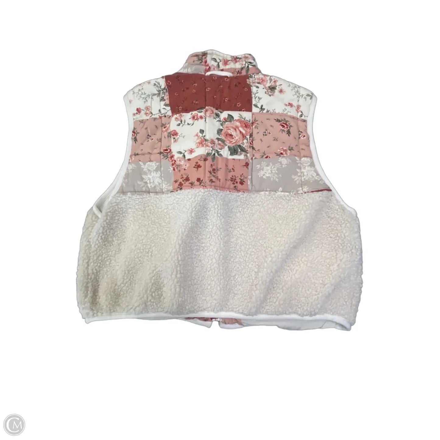 Vest Puffer & Quilted By Altard State In Floral Print, Size: M
